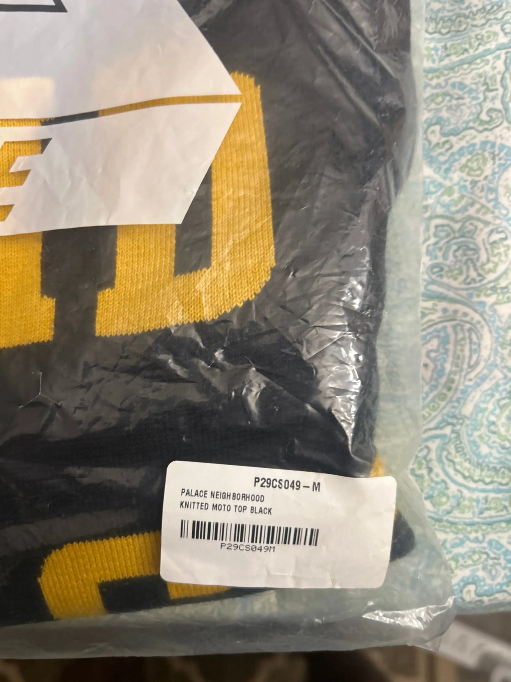 Palace x Neighborhood Knitted Moto Top Black Medium