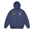 Palace x Neighborhood Skull Zip Hood Navy - L