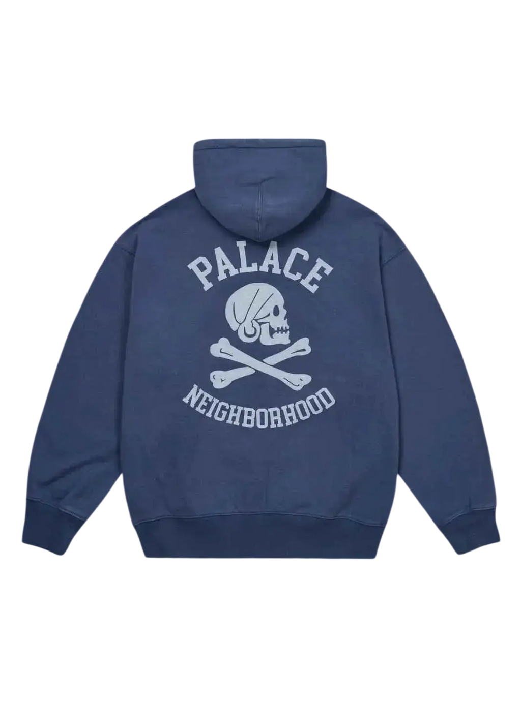 Palace x Neighborhood Skull Zip Hood Navy - L