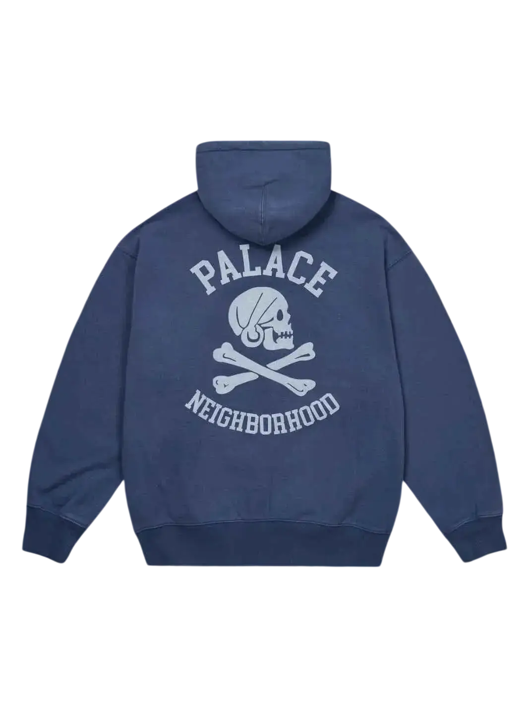 Palace x Neighborhood Skull Zip Hood Navy - L