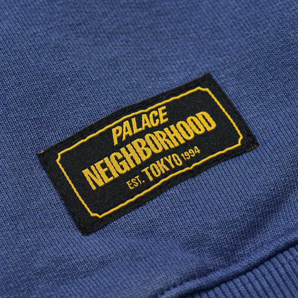 Palace x Neighborhood Skull Zip Hood Navy - L