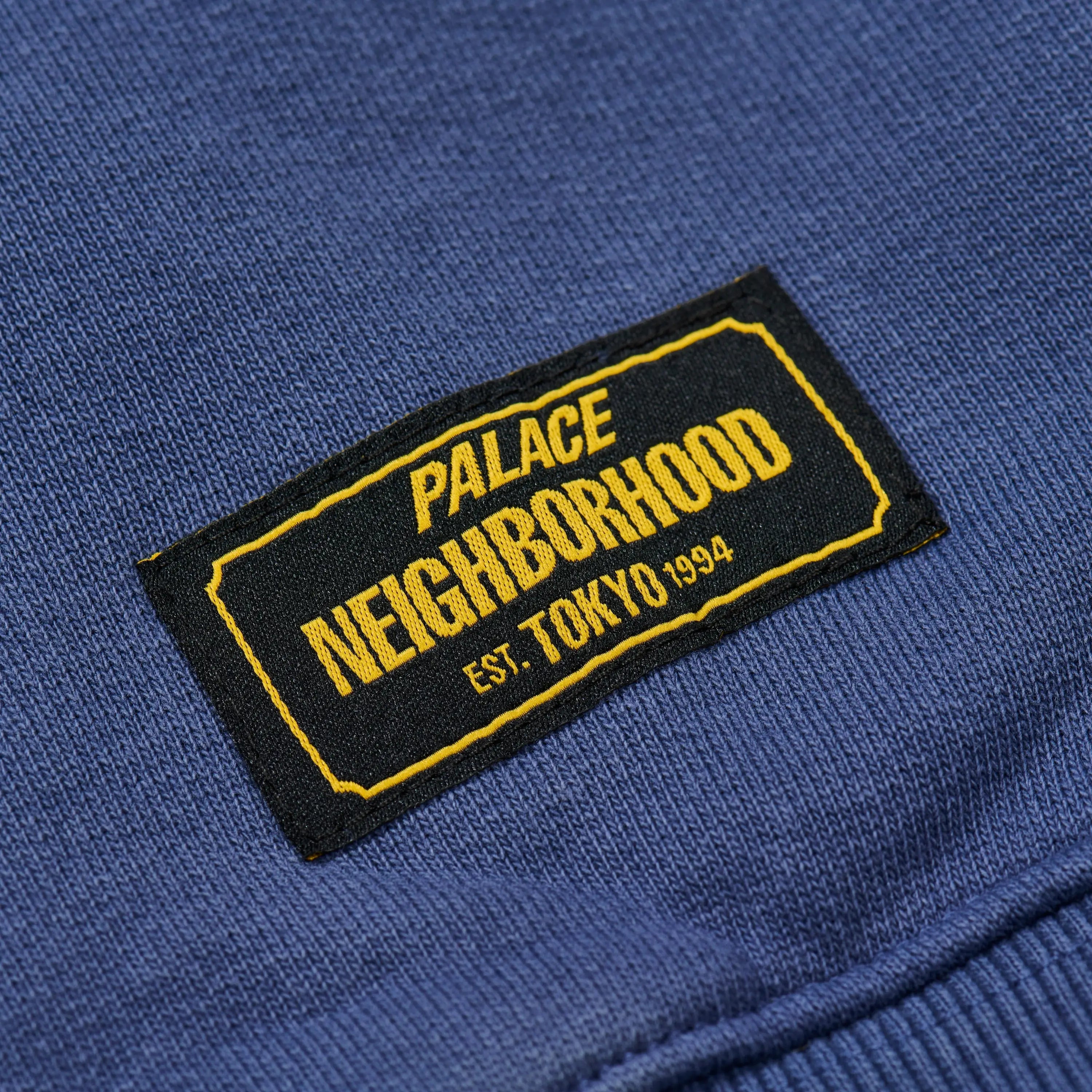 Palace x Neighborhood Skull Zip Hood Navy - L