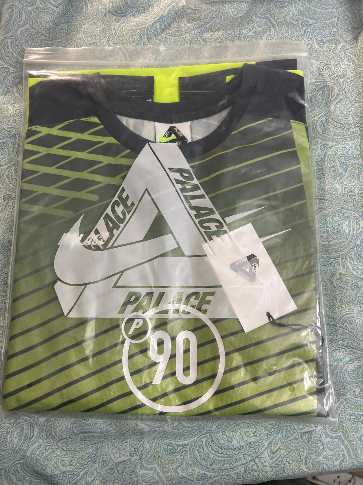 Palace x Nike Total P90 Jersey Grey Large