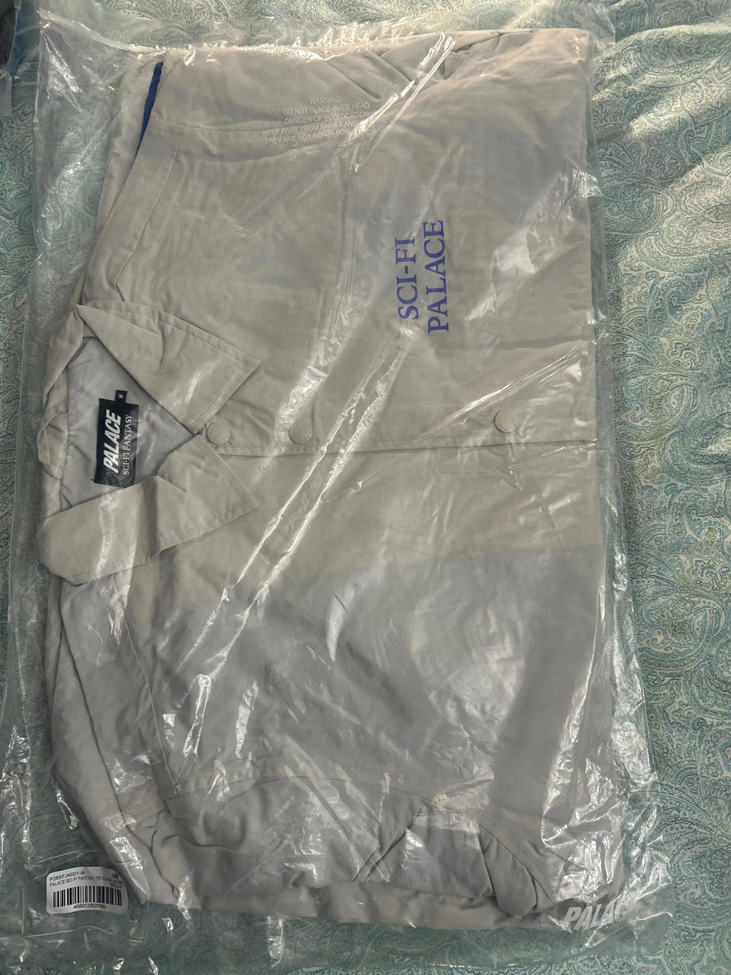 Palace x Sci-Fi Fantasy Coaches Jacket Gray Medium