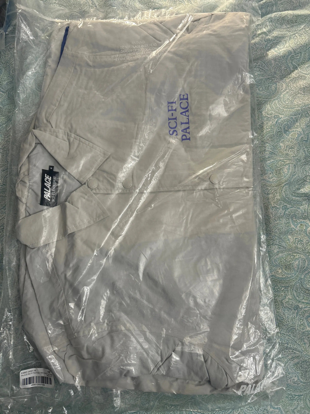 Palace x Sci-Fi Fantasy Coaches Jacket Gray Medium