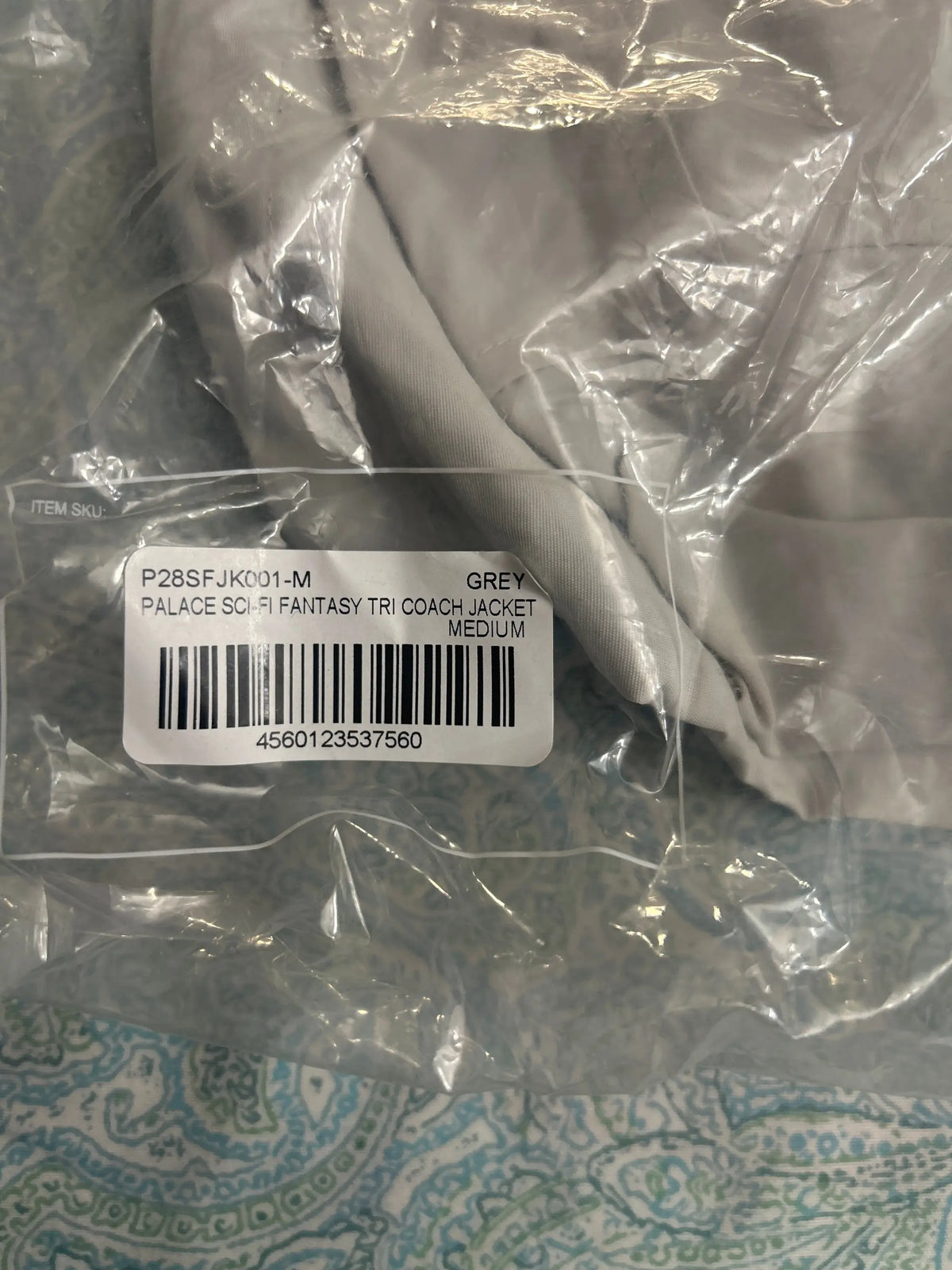 Palace x Sci-Fi Fantasy Coaches Jacket Gray Medium