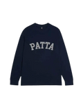 Patta Arc Logo Mesh Long Sleeve Jersey Navy - L