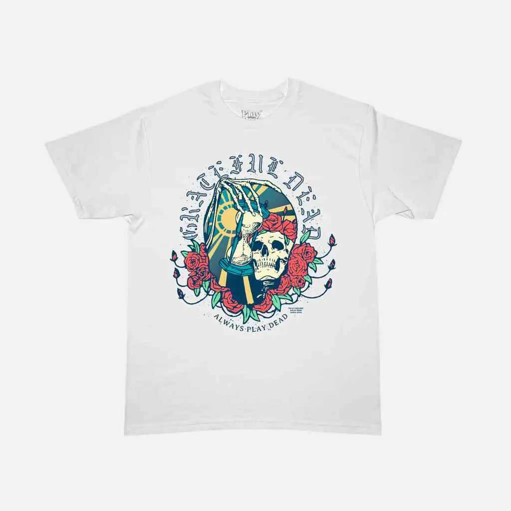 Play Dead Hour Glass T-Shirt White - M