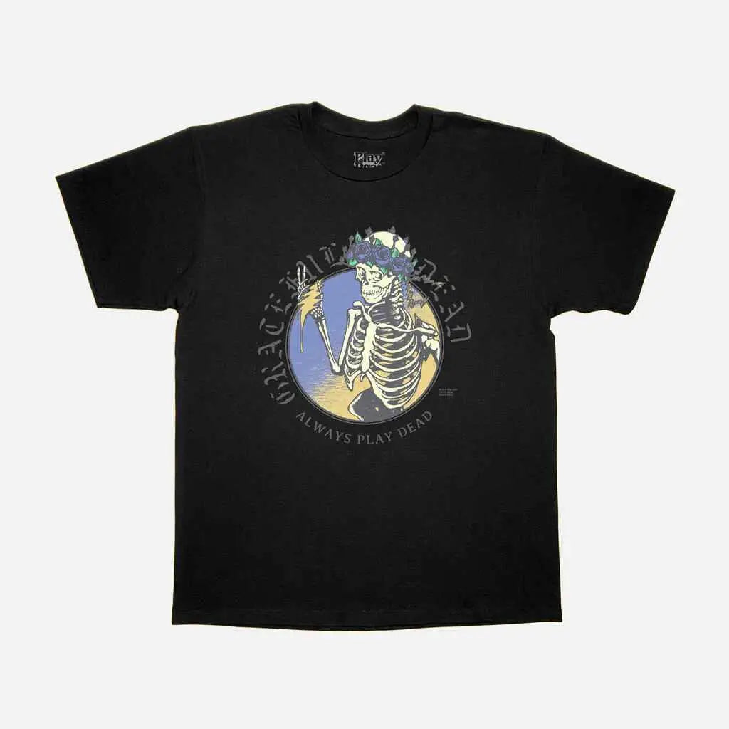 Play Dead Melting Bolt T-Shirt Black - M