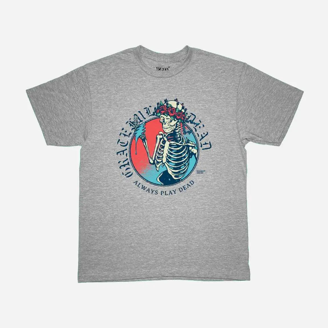 Play Dead Melting Bolt T-Shirt Gray - L