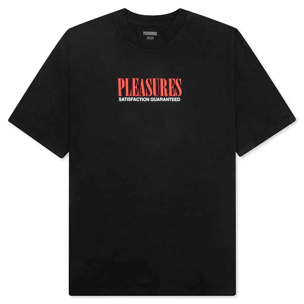 Pleasures Satisfaction T-Shirt Black - L