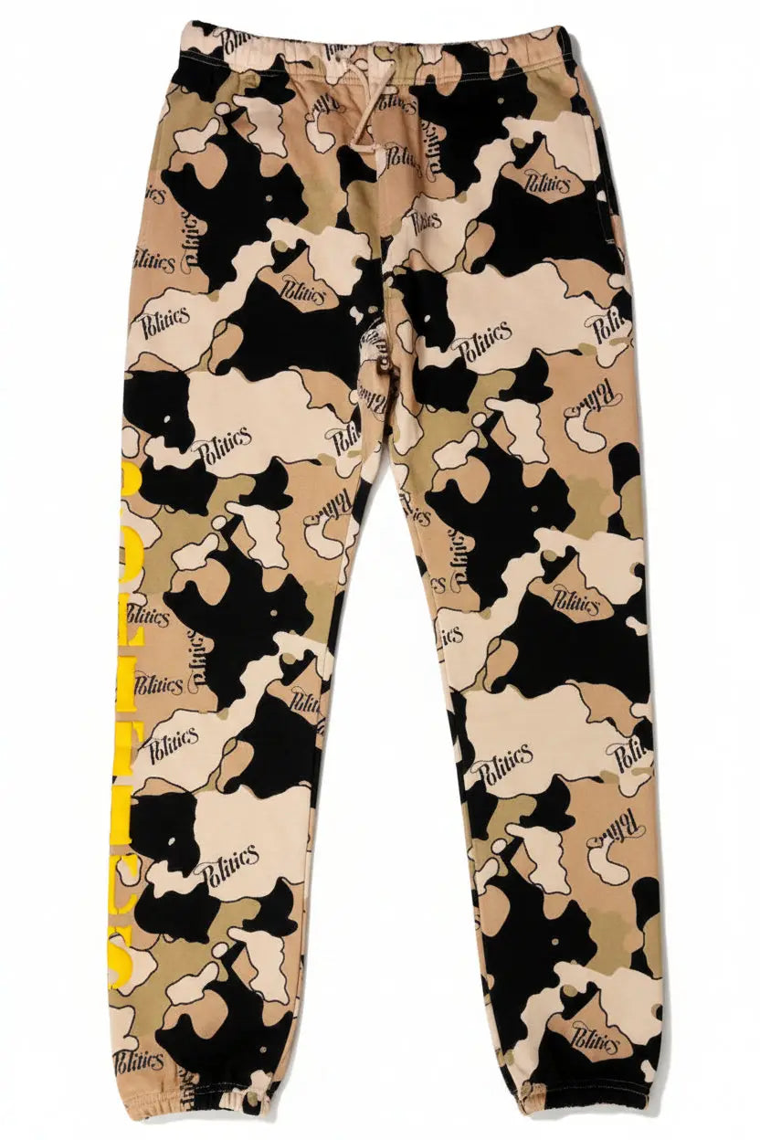 Politics Beret Joggers Camo - Pants