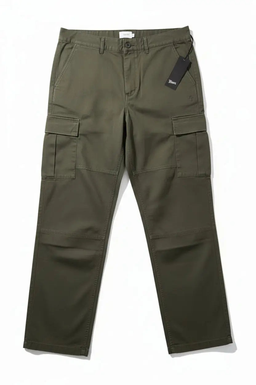 Politics Chore Pants Olive - 32 - Pants