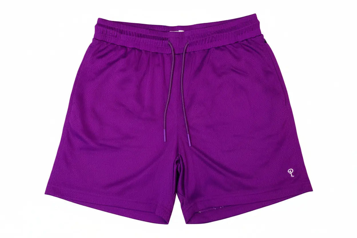 Politics Mesh Shorts Purple Medium - Shorts