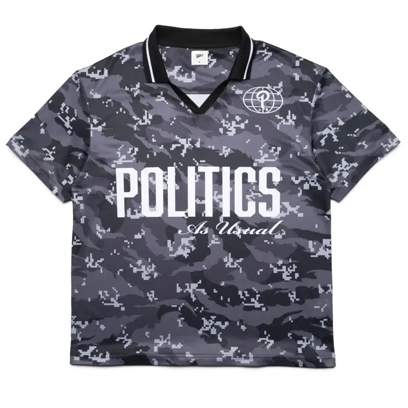 Politics Soccer Jersey Black - Shirts