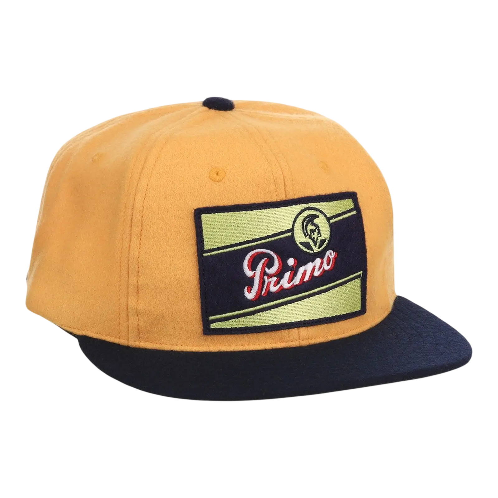 Primo Twill Strapback Baseball Cap Yellow - One size