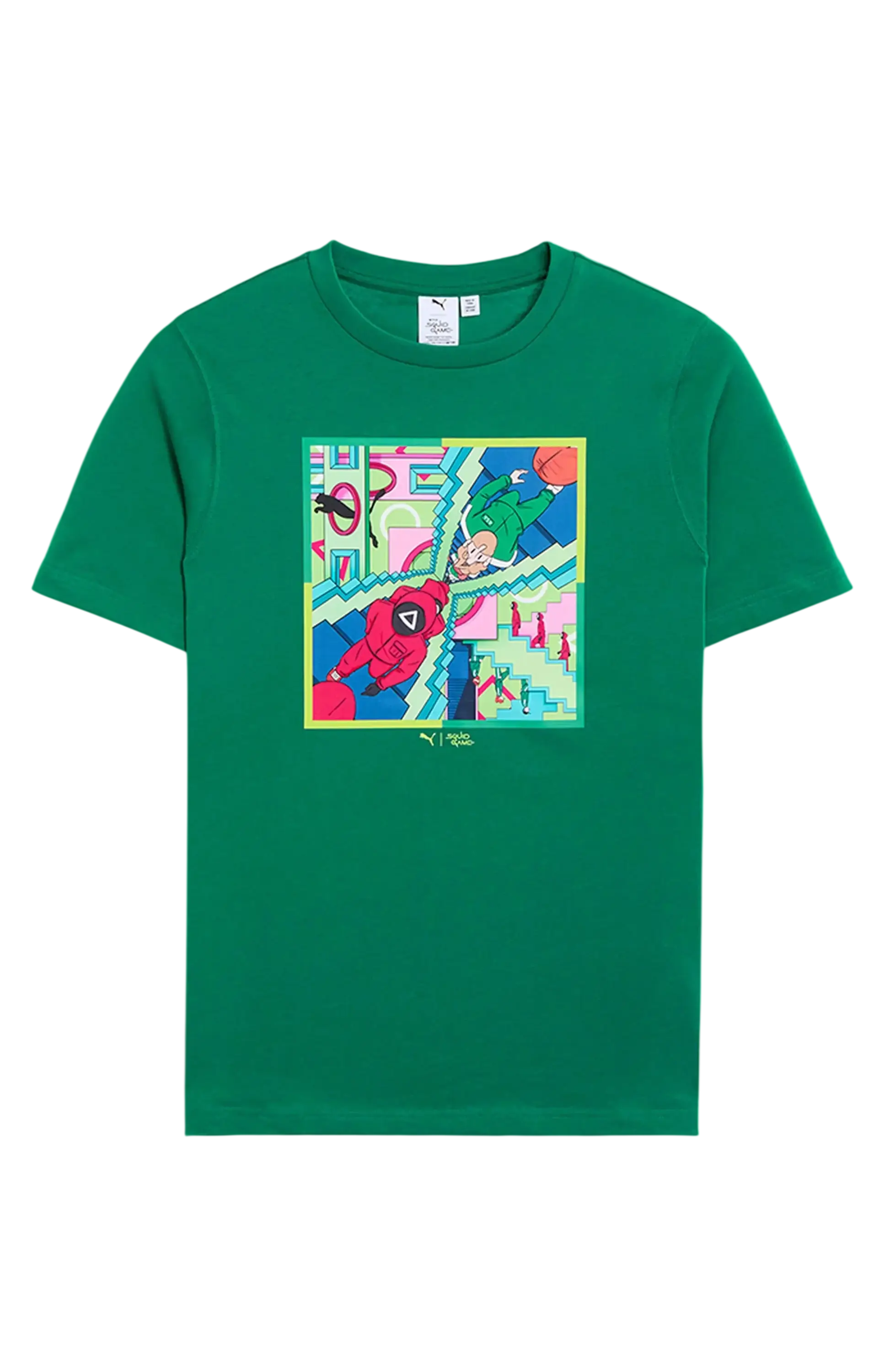 Puma Squid Games Tee Green - S
