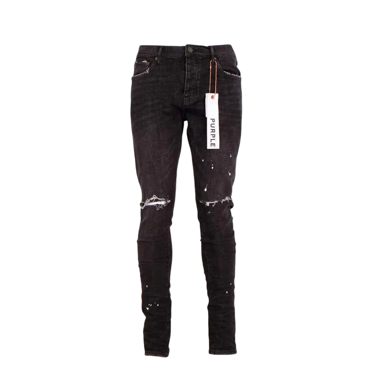 Purple Brand P0001 Black Overspray Slim Jeans - 31