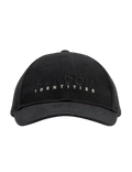 Random Identities Sponsored Strapback Baseball Hat Black - One size