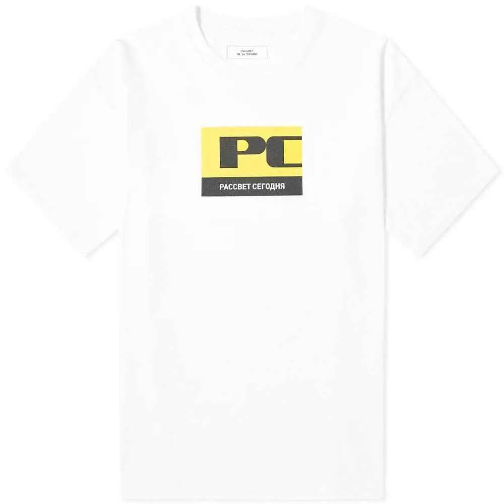 Rassvet Square Box Logo T-Shirt White - L