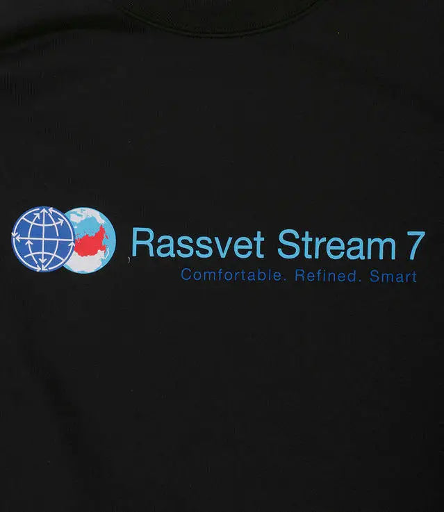 Rassvet Stream 7 Logo Black Sweatshirt - M