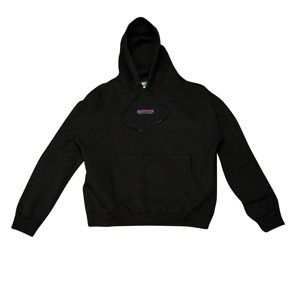 Rayon Vert Support Pullover Hoodie Black - M