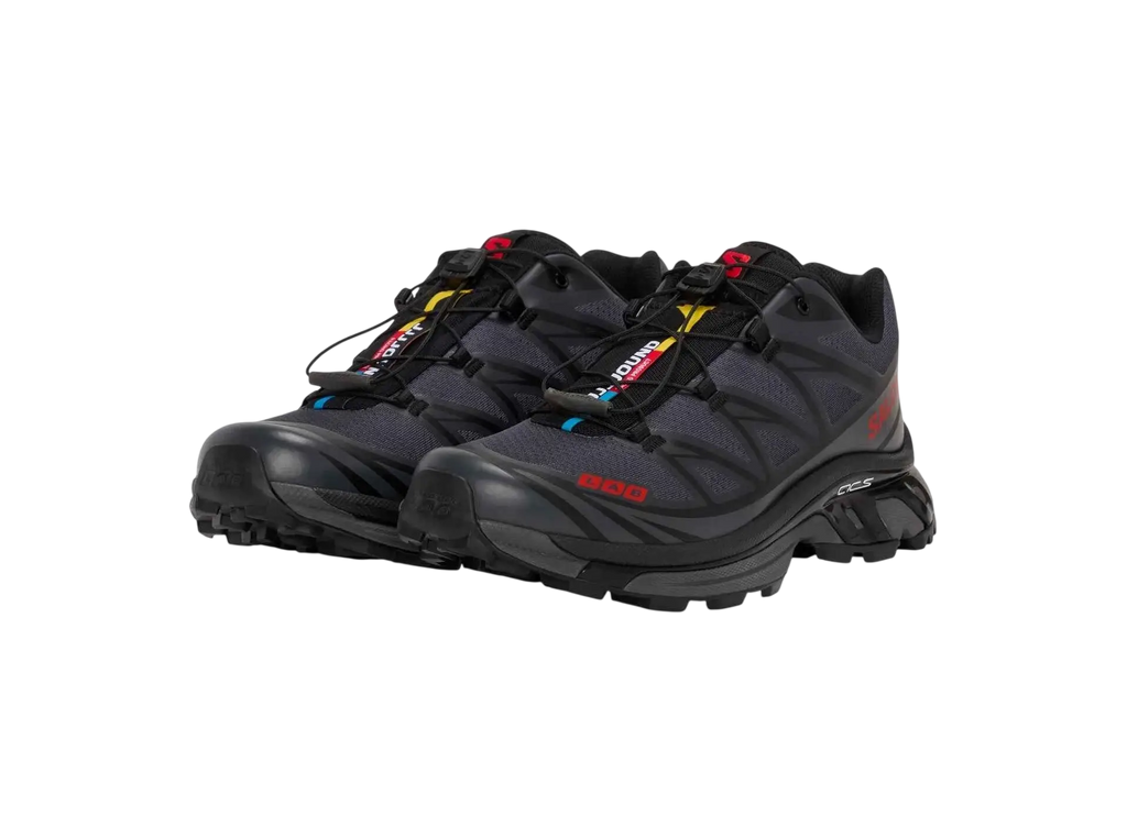 Salomon x JJJJound XT-6 Ebony/Black/Fiery Red - 10