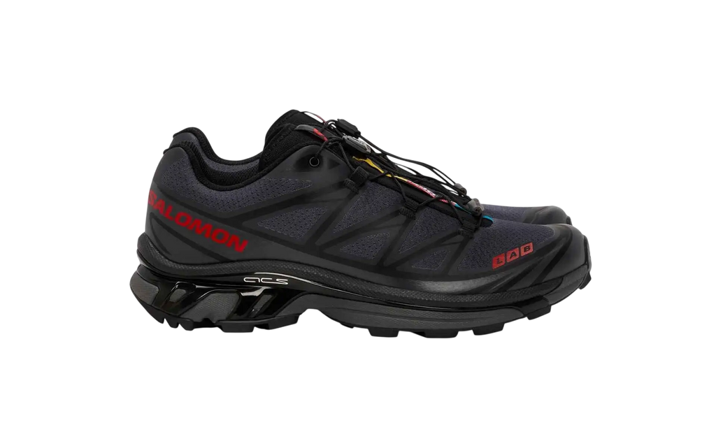 Salomon x JJJJound XT-6 Ebony/Black/Fiery Red - 10
