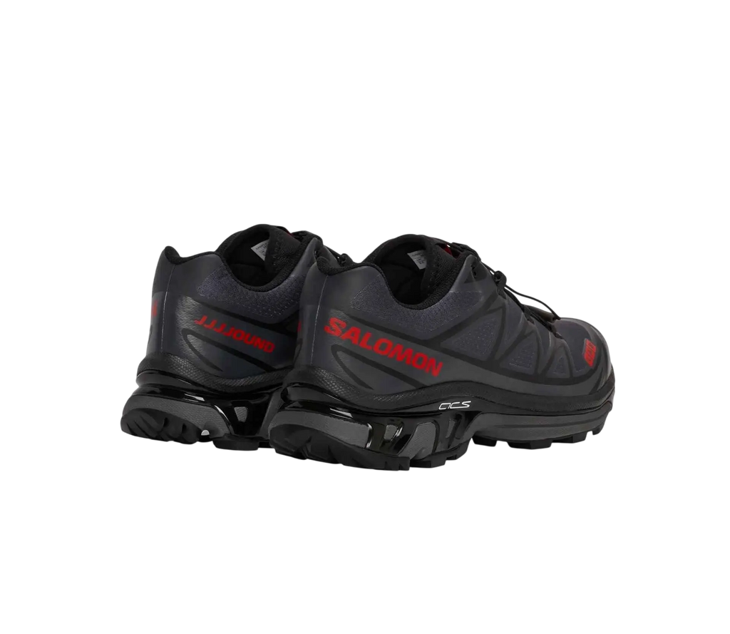Salomon x JJJJound XT-6 Ebony/Black/Fiery Red - 10