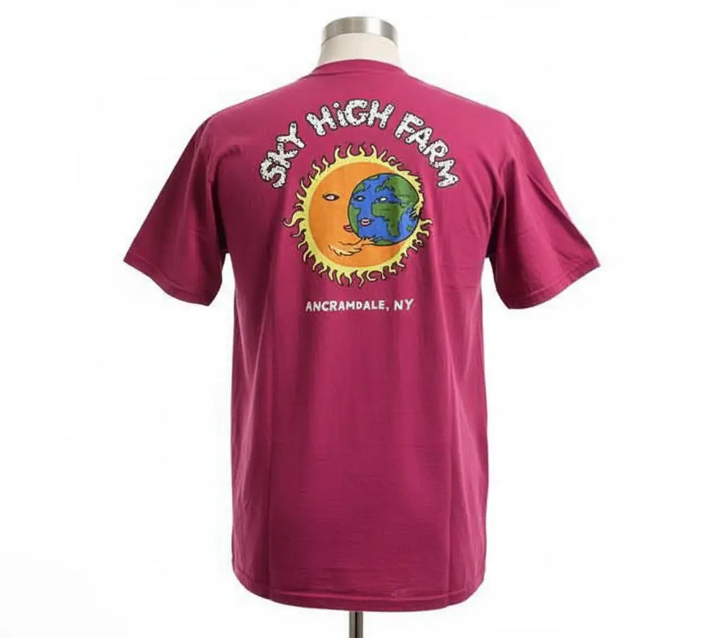 Sky High Farms Feed Your Neighbor T-Shirt Magenta - L