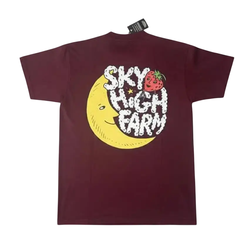 Sky High Farms Main Logo Tee Maroon - M