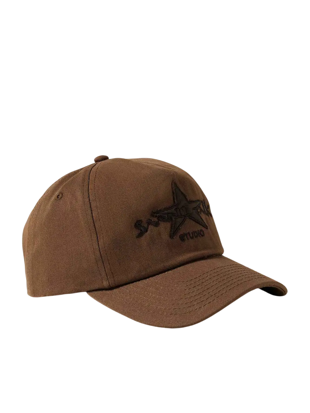Small Talk Studio Brown Snapback - One size