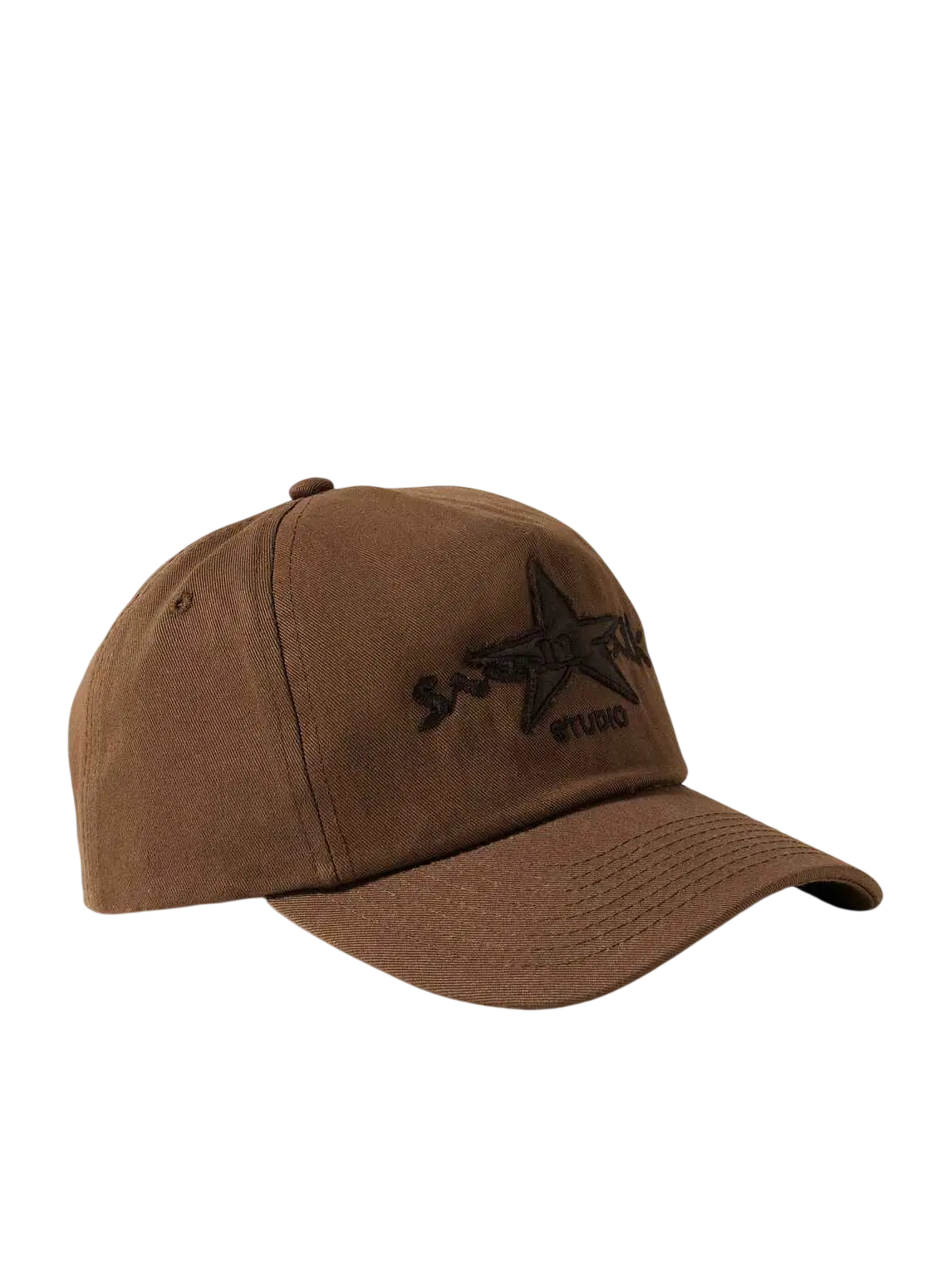 Small Talk Studio Brown Snapback - One size