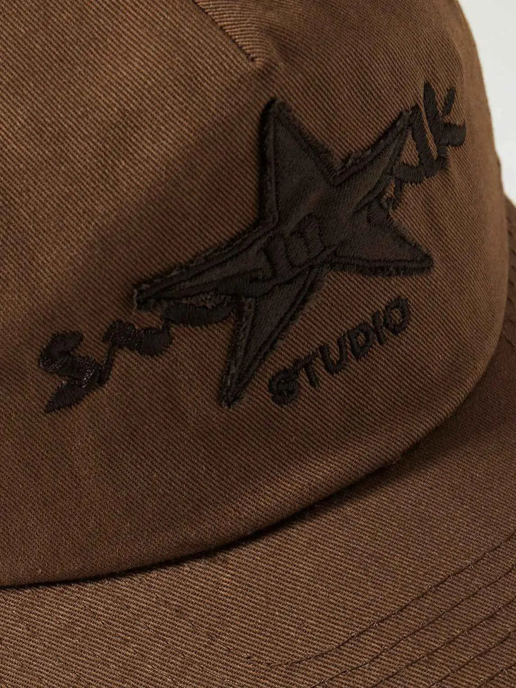 Small Talk Studio Brown Snapback - One size