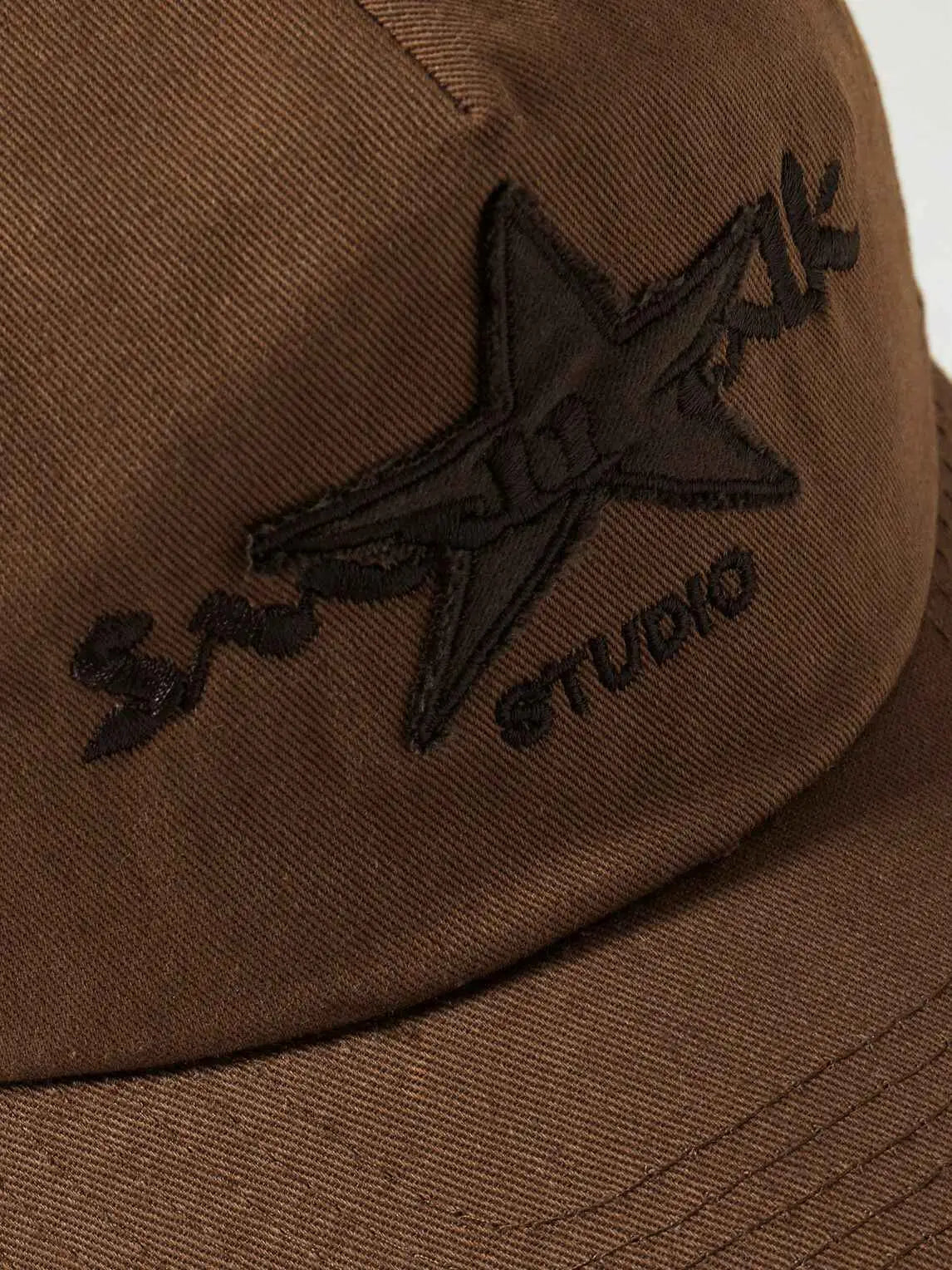 Small Talk Studio Brown Snapback - One size