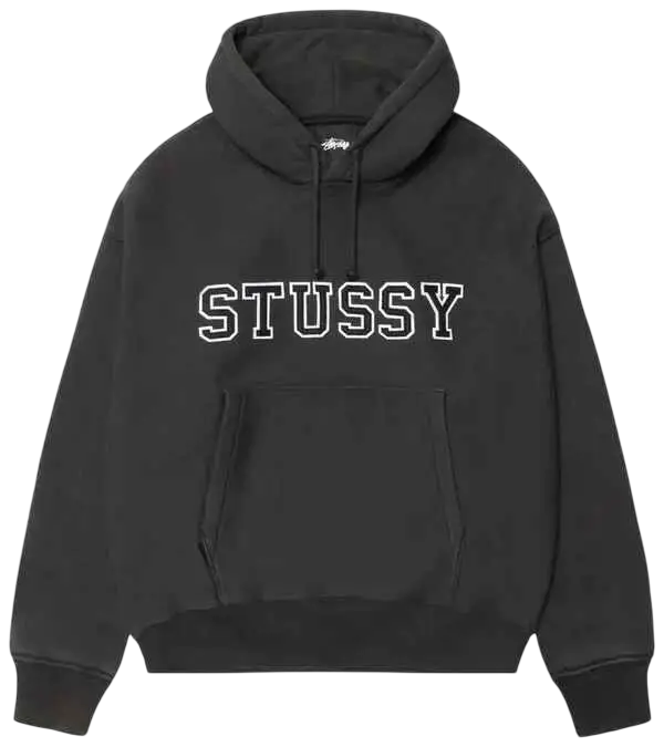 Stussy Applique Pullover Hoodie Black - M