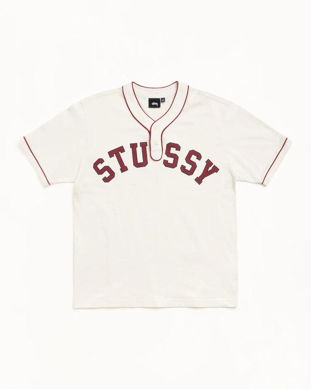 Stussy Arch Baseball Jersey Natural - Jerseys