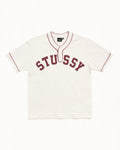 Stussy Arch Baseball Jersey Natural - Jerseys
