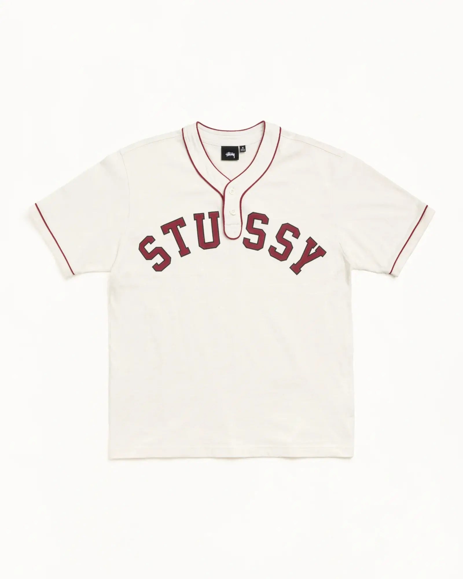 Stussy Arch Baseball Jersey Natural - Jerseys