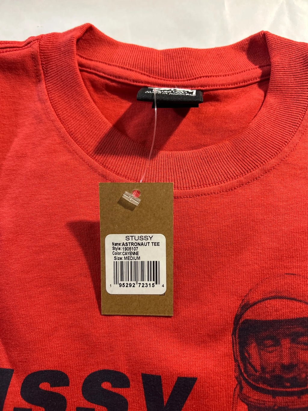 Stussy Astronaut Tee Red Medium