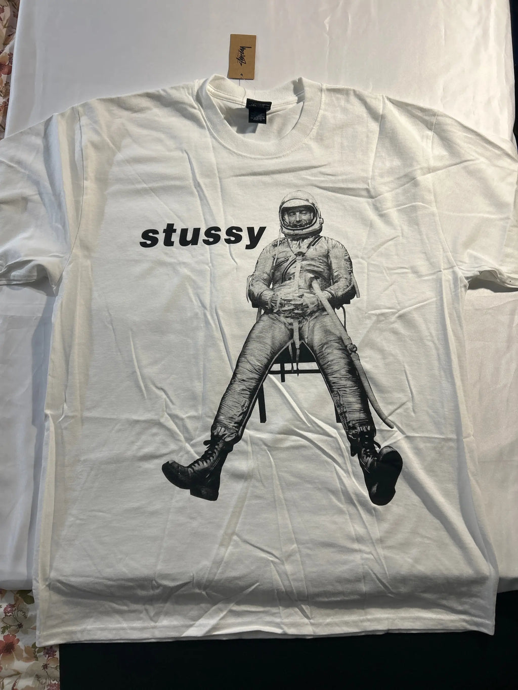 Stussy Astronaut Tee White Large