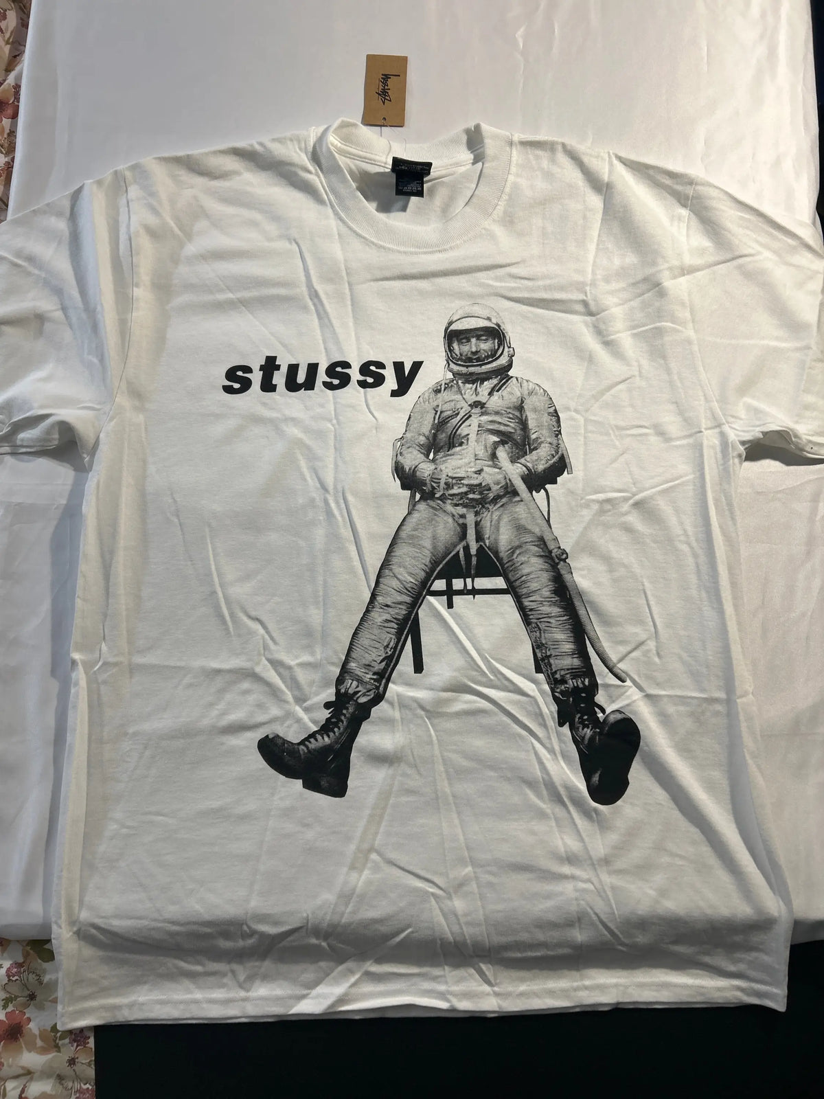Stussy Astronaut Tee White Large