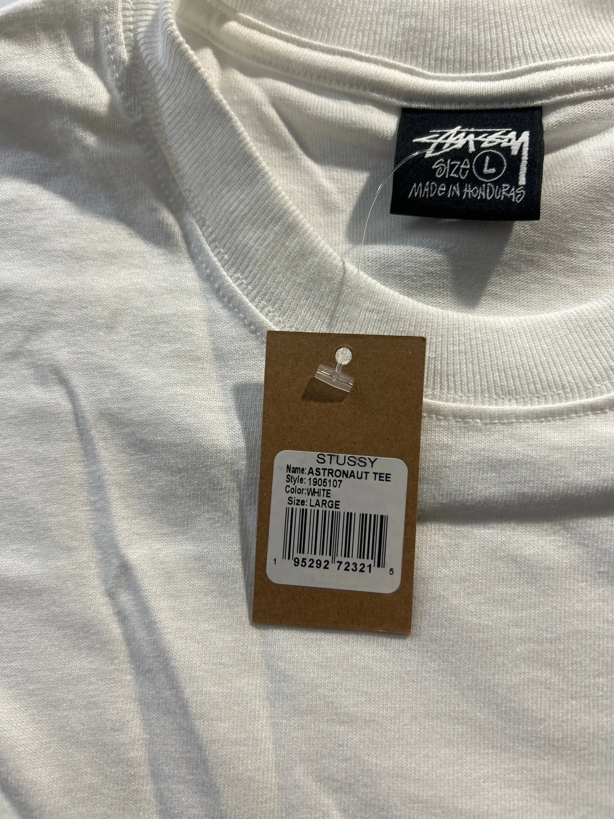 Stussy Astronaut Tee White Large