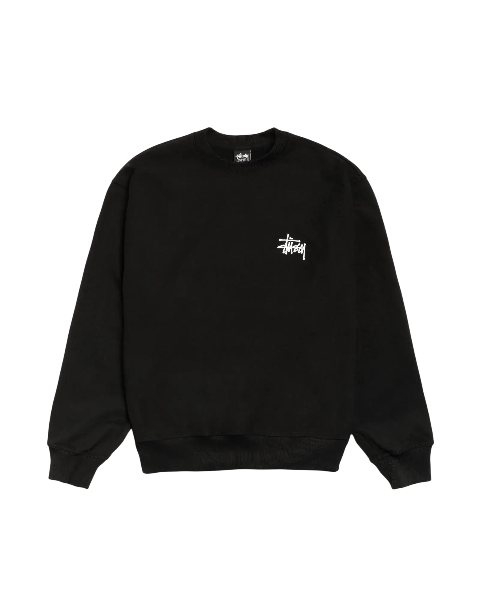 Stussy Basic Crew Neck Black - L