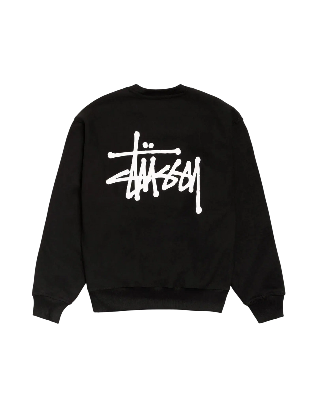 Stussy Basic Crew Neck Black - L