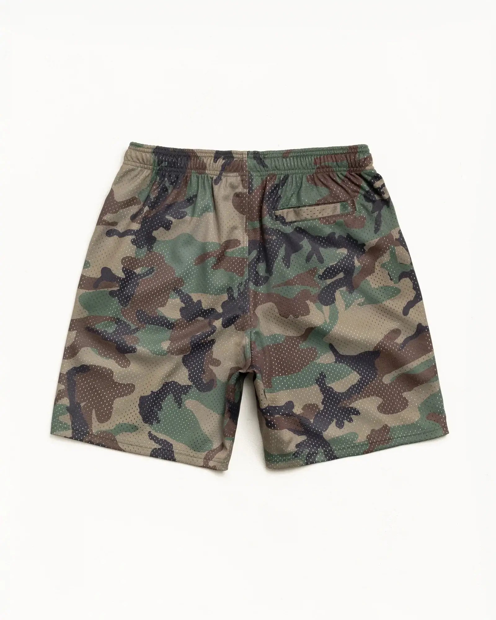 Stussy Basic Mesh Shorts Woodland Camo - Shorts
