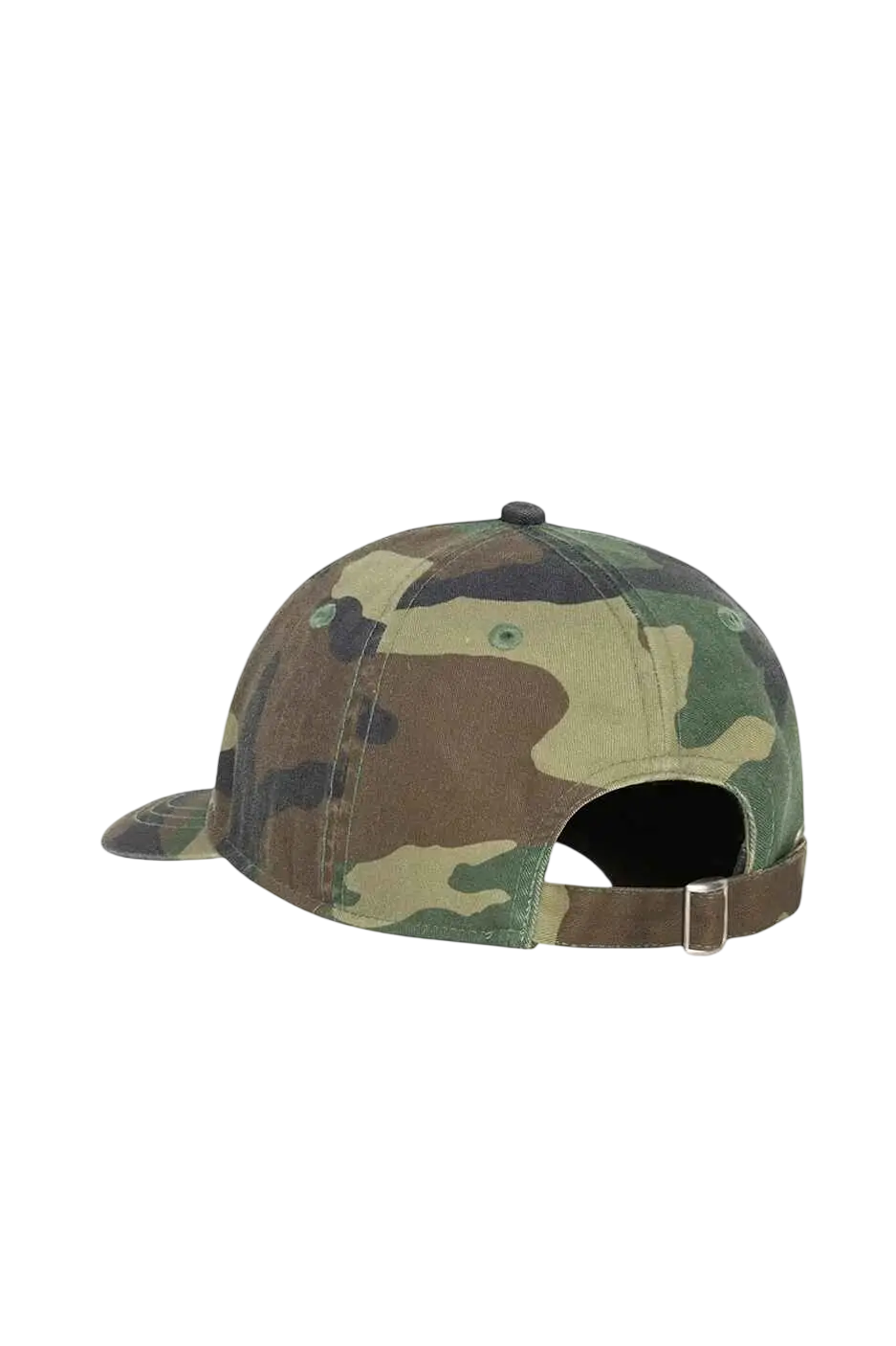 Stussy Basic Stock Washed Low Pro Hat Woodland Camo - One size