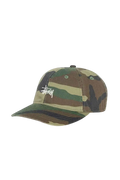 Stussy Basic Stock Washed Low Pro Hat Woodland Camo - One size