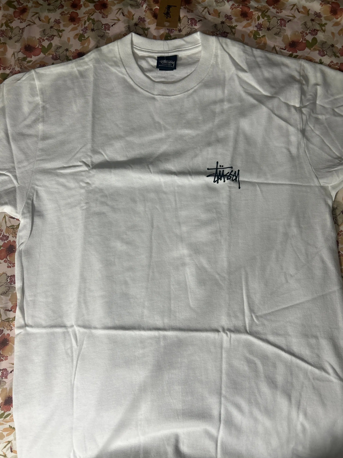 Stussy Basic Tee White Medium