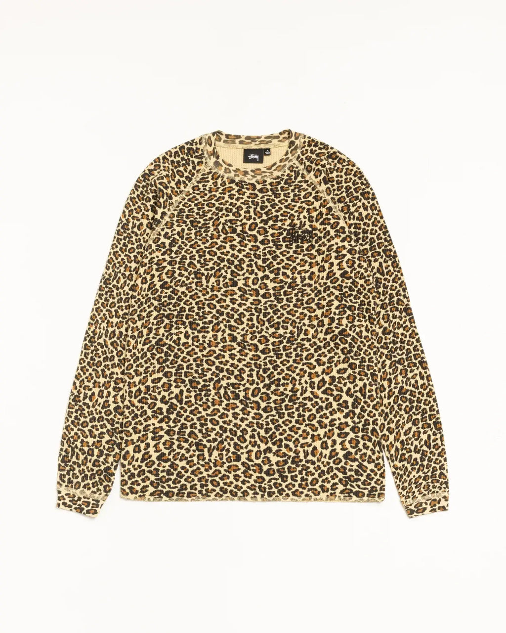 Stussy Basic Thermal Leopard - Crewnecks